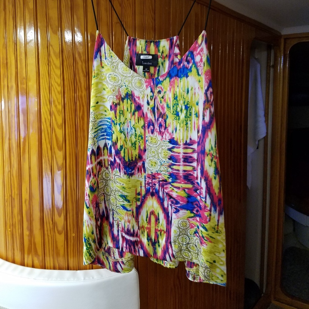 ⭐️LUMIERE ANTHROPOLOGIE CAMISOLE MULTI COLOR TANK